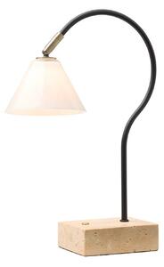 Lampă de masă Halo Design, Bej, Camera de zi, Metal