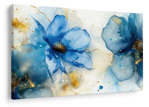 Tablou - Floral, pictură cu cerneală (90x60 cm)