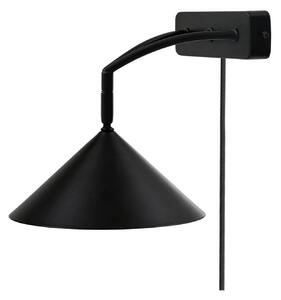 Lampă de perete Globen Lighting, Negru, dormitor, Metal