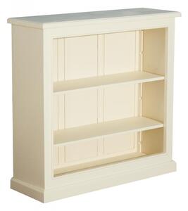 Biblioteca, crem, din lemn masiv, L102 cm, aspect vintage, Paris