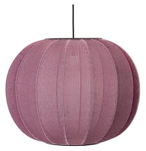 Lustră Pendul Made By Hand, Violet, dormitor, Țesătură / Textil