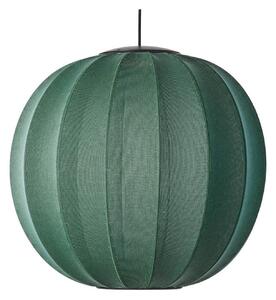Lustră Pendul Made By Hand, Verde, dormitor, Țesătură / Textil