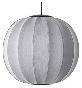 Lustră Pendul Made By Hand, Gri, dormitor, Țesătură / Textil