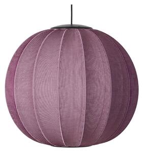 Lustră Pendul Made By Hand, Violet, dormitor, Țesătură / Textil