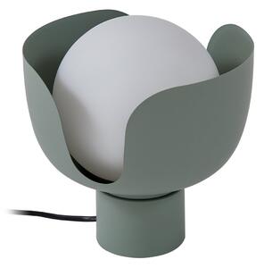 Lampă de masă Lindby, Fiora, Verde, Camera de zi, Metal, Modern