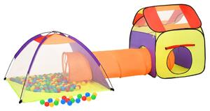Cort de joacă pentru copii, multicolor, 338x123x111 cm