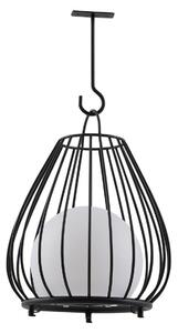 Lampă de Exterior Lindby, Kelda, reglabil, Negru, Balcon, Aluminiu, Modern