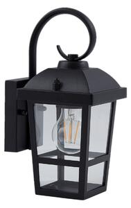 Lampă de Exterior Lindby, Eloane, reglabil, Negru, Balcon, Oțel inoxidabil, Modern