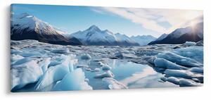 Tablou - Formațiuni glaciare (120x50 cm)