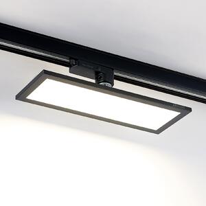 Arcchio Hairis Panou LED trifazat, 30 cm, negru, 4000 K, Negru, Studiu / Birou, Plastic, Modern