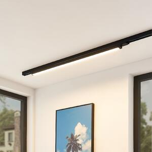 Arcchio LED-Schienenleuchte Harlow, negru, 109 cm, 3.000K, Negru, Studiu / Birou, Aluminiu, Modern