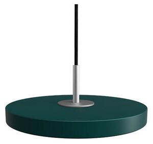 Asteria Lustră Pendul Micro Forest Green/Steel Top