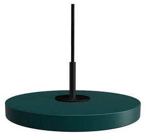 Asteria Lustră Pendul Micro Forest Green/Black Top