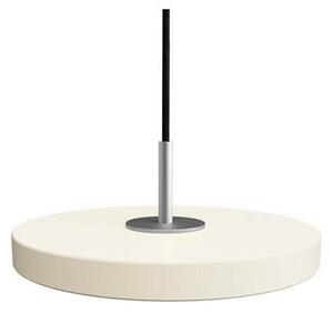 Asteria Lustră Pendul Micro Pearl White/Steel Top