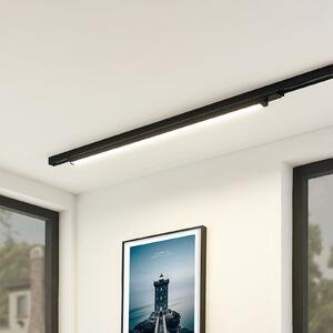 Arcchio LED-Schienenleuchte Harlow, negru, 109 cm, 4.000 K, Negru, Studiu / Birou, Aluminiu, Modern