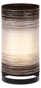 Woru Julie lampă de masă înfășurată cu fire, alb, Alb, Camera de zi / sufragerie, Țesătură / Textil, Design