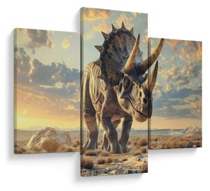Tablou - Triceratops (90x60 cm)