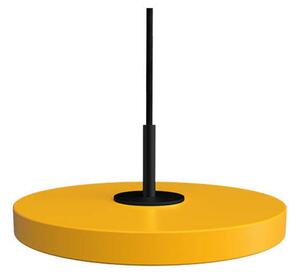 Asteria Lustră Pendul Micro Saffron Yellow/Black Top