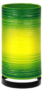 Woru Julie lampă de masă înfășurată cu fire, verde, Verde, Camera de zi / sufragerie, Țesătură / Textil, Design