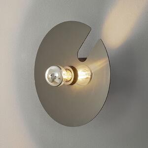 Wever & Ducré Lighting WEVER & DUCRÉ Mirro 1.0 perete 30cm negru/cromo, reglabil, Metalic, Camera de zi / sufragerie, Metal, Modern
