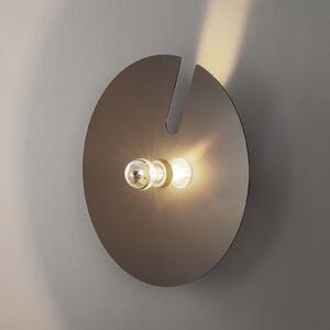 Wever & Ducré Lighting WEVER & DUCRÉ Mirro 2.0 perete 45cm negru/cromo, reglabil, Metalic, Camera de zi / sufragerie, Metal, Modern