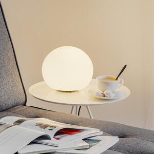 Wever & Ducré Lighting WEVER DUCRÉ Dro 2.0 lampă de masă negru și alb, reglabil, Alb, Camera de zi / sufragerie, Sticlă, Modern, glob