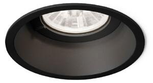 Wever & Ducré Lighting WEVER & DUCRÉ Deep 1.0 LED dimabil negru, Negru, Camera de zi / sufragerie, Metal, Modern, Corpuri de iluminat încastrate rotunde