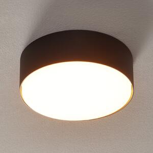 Wever & Ducré Lighting WEVER DUCRÉ Roby IP44 plafon 2,700K 16 cm negru, reglabil, Negru, Camera de zi / sufragerie, Plastic, Modern