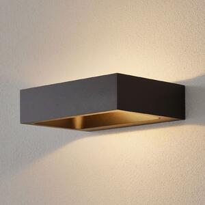 Wever & Ducré Lighting WEVER & DUCRÉ Bento 1.3 Aplică de perete cu LED negru, reglabil, Negru, Camera de zi / sufragerie, Metal, Modern