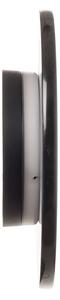 Wever & Ducré Lighting WEVER DUCRÉ Miles 3.0 rotund de perete 26 marmură neagră, reglabil, Negru, Camera de zi / sufragerie, Piatră, Modern