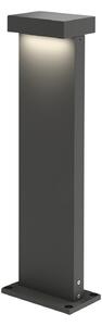 Wever & Ducré Lighting WEVER DUCRÉ Palos Carré 2.0 3000K 50cm antracit, reglabil, Negru, Metal, Modern