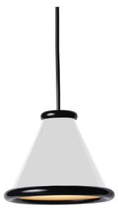 Belle Lustră Pendul Ø15 Glossy White/Glossy Black