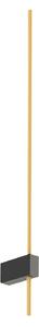Wever & Ducré Lighting WEVER DUCRÉ Finlin 1.0 aplică negru/auriu 3.000K, reglabil, Auriu / Alamă, Camera de zi / sufragerie, Metal, Modern