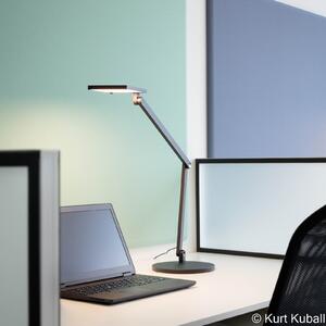 XAL Lampă de masă Task LED cu bază Sensor 830 negru, reglabil, Negru, Studiu / Birou, Metal