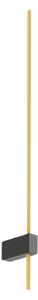 Wever & Ducré Lighting WEVER DUCRÉ Finlin 1.0 aplică negru/auriu 2.700K, reglabil, Auriu / Alamă, Camera de zi / sufragerie, Metal, Modern