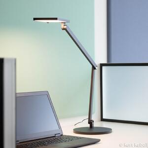 XAL Task LED lampă de masă cu bază Sensor 840 negru, reglabil, Negru, Studiu / Birou, Metal