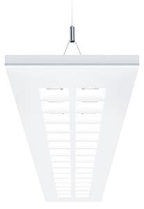 Zumtobel Mirel, lampă suspendată cu optică lentilă 43.1W, reglabil, Alb, Studiu / Birou, Metal