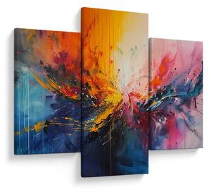 Tablou - Abstracție de culoare (90x60 cm)