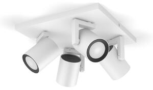 Plafoniere Philips Hue, Argenta, reglabil, Alb, Camera de zi, Metal, Modern