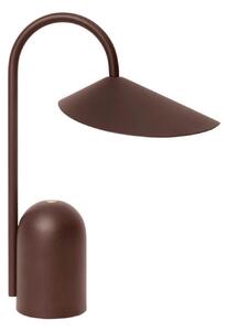 Lampă de masă ferm LIVING, Maro / Rugină, Camera de zi, Aluminiu