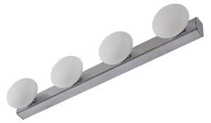 Lampă de perete Lucande, Myrra, Metalic, Baie, Aluminiu, Modern
