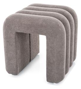 Taburet design gri TICA