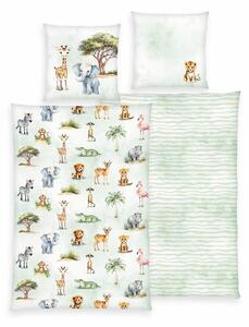 Herding Lenjerie de pat din bumbac pentru copiiSafari , 135 x 200 cm, 80 x 80 cm, 135 x 200 cm, 80 x 80 cm