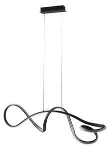Lustră Pendul Lucande, Rodado, Negru, Camera de zi, Metal, Modern