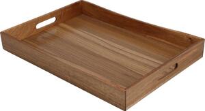 Tavă de servire din acacia, 50 x 35 x 6 cm