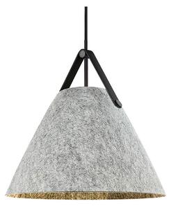 Lustră Pendul DFTP by Nordlux, Strap, reglabil, Gri, Camera de zi, Țesătură / Textil, Scandinavă