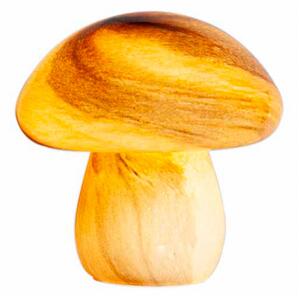 Lampă de masă By Rydéns, Mira Mushroom, Maro / Rugină, Camera de zi, Sticlă