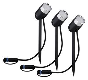 Spoturi Paulmann, Pike, reglabil, Negru, Plastic, Modern