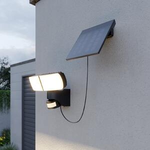 Arcchio Lissano Spot LED solar cu senzor, Negru, Plastic, Modern