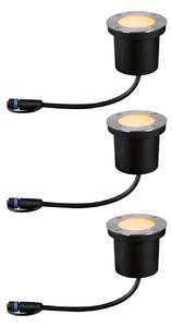 Spoturi Paulmann, Bodeneinbauleuchte Basisset, Metalic, Metal, Modern